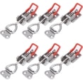 thumbnail image 1 of Adjustable Heavy Duty Hasp Clamp, Stainless Steel Toggle Latch For Quick Release And Durable Material For Cabinets, Boxes, And Other Storage Solutions (6PCS), 1 of 5