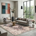 thumbnail image 3 of GLN Rugs Oltu - Indoor, Machine Washable Area Rug 6'6"x9'6" Turkish Terra Home Carpet, 3 of 10
