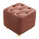 thumbnail image 3 of Taburete para pies Reposapiés Asiento acolchado Taburete otomano antideslizante estable Taburete pequeño para vestidor Entrada Guardería Sofá Hogar , marrón Macarena Escabel, 3 of 8