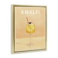 thumbnail image 4 of Stupell Industries Amalfi Italy with Cocktail Food & Beverage Painting Gold Floater Framed Canvas Art Print Wall Art, 17 x 21, 4 of 10