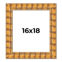 16x18 Frame Beige Real Wood Picture Frame Width 3 inches | Interior Frame Depth 0.5 inches |