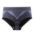 thumbnail image 1 of Ropa Interior Para Mujer Calzoncillos Sin Costuras Borde de Encaje de Color Pantalones Cortos de Cintura Alta Fajas Bragas Con Control de Barriga Odeerbi  ODB140176, 1 of 9