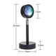 thumbnail image 1 of Lámpara de proyección de atardecer, luz nocturna LED giratoria, lámpara de pie ambiental, lámpara USB para selfies para sala de estar y dormitorio., 1 of 4