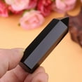 thumbnail image 1 of Varita Hexagonal Curativa Con Punta de Piedra de Cristal de Obsidiana Negra, Pulida A Mano para Hacer Joyas Con Práctico de Transporte, 1 of 7