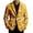 Gold_001, variant on Suit Jacket for Men Carnival Corduroy Print Stylish Casual Party Jacket with Floral Pattern for Festive Events Coats for Men Green_001 XXL