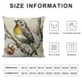 thumbnail image 5 of YINGXI Throw Pillow Covers Cute Sitting on The Tree Branch Pillow Case Cushion Cover Decor for Home Sofa (BV-) 24x24in, 5 of 5