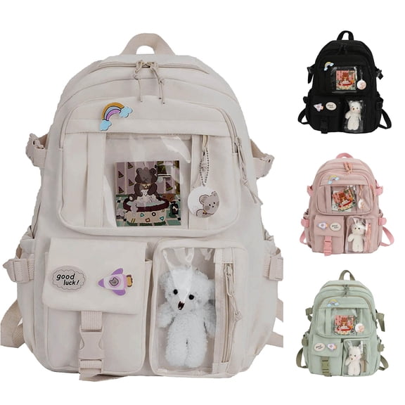 CUZIBR Girls Cute Backpack School Lightweight Large Capacity Bookbag Adjustable Padded Straps For Teen Youth Elementary Middle School Back To School Travel Daily Use