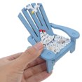 thumbnail image 4 of Miangastore Miniature Beach Chair Model Dollhouse Decoration Micro Landscape Mini Beach Chair Miniature Doll Chair Prop Miniature Beach Scene Ornament Miniature Nautical Chair, 4 of 8