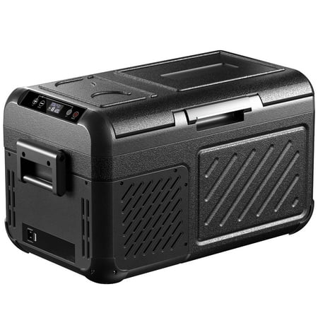 Simzlife 12 Volt Refrigerator  19QT(18L) Portable Car Refrigerator  -4?~68?  12/24V DC & 110-240V AC  Mini Fridge for Camping  Travel  Truck  Home  Black