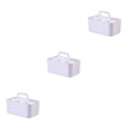 thumbnail image 1 of Sidaley Portalápices con asa Caja de almacenamiento Compartimento Organizador de papelería Contenedor de Plástico para baño doméstico Type1 NO1, 1 of 1