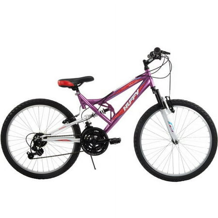 24-Inch Huffy Girls' Trail Runner Mountain Bike, Purple