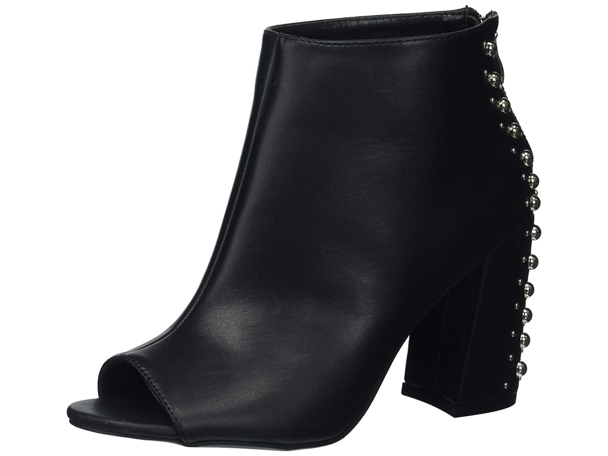 madden girl open toe booties