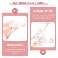 thumbnail image 4 of 2Pcs Flower Page Spreader Reading Thumb Ring Transparent Page Holder (Random Color), 4 of 9