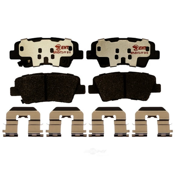 Raybestos EHT1445H Enhanced Technology Friction Pads Brake Pad Set Fits select: 2011-2014 HYUNDAI SONATA, 2011-2014 KIA OPTIMA