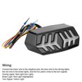 thumbnail image 3 of Motorcycle Taillight Driving Turn Signal Brake Light Fit for Honda MSX125 CBR650F CTX700/ CTX700nN YG-125, 3 of 5