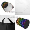 thumbnail image 2 of Fotbe Dragon Scales Cesto de Ropa con Asas, Cesto Impermeable de Gran Capacidad, Bolsa de Lavado para Dormitorio, Cesto de Ropa con Ruedas y Asas-Medium, 2 of 6