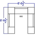 thumbnail image 6 of Flash Furniture Hercules Alon 7 Piece Reception Seating in White, 6 of 6