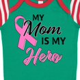 thumbnail image 3 of Inktastic My Mom is My Hero- Breast Cancer Awareness Boys or Girls Baby Bodysuit, 3 of 4