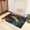 thumbnail image 4 of Cat Rugs Room Decor - 5x7 Rug - Cat Rug - Galaxy Funny Kitten Area Rug - Universe Nebula Rugs - Kids Boys Outer Space Carpet, 4 of 7