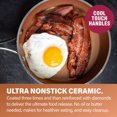 thumbnail image 4 of Gotham Steel Hammered Copper Collection 10” Nonstick Fry Pan with Lid, 4 of 6