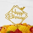 thumbnail image 4 of Tarjeta de pastel de cumpleaños, bandera acrílica para hornear, decoración de cumpleaños, decoración de fiesta, postre, diez tarjetas enchufables, 4 of 4