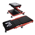 thumbnail image 1 of Maxworks 50873 2 In 1 Mechanic Creeper 36 Inch Z-Creeper Seat 300 Lbs Capacity Low Profile Creeper With 6 Pcs Casters For Garage Shop Auto Repair, 1 of 5