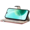 thumbnail image 2 of Funda cartera GANGXUN para Honor 400 5G , cuero PU con tarjetero, cremallera, correa de mano, soporte y protección 1327°, 2 of 6