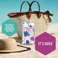 thumbnail image 3 of SHERONV Quick Dry Bath Towel Ultra-Fine Fiber 27.5x55in Tropical Print for Beach Vacations Outdoor Recreation Purple Cloud 55x27.5in, 3 of 7