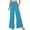 Sky Blue, variant on BLVB Flowy Pants for Women Summer Drawstring Waist Loose Boho Beach Pants Casual Baggy Wide Leg Trousers with Pockets