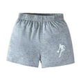 thumbnail image 3 of Shadoumai Short Pants for Boys Animal Graphic Elastic Waistband Cotton School Sport Shorts Classic Fit Basketball Shorts Kids Baby Summer Clothes, 3 of 9