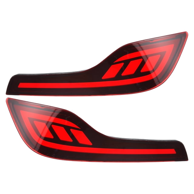Trasero Parachoques Antiniebla Freno Luz trasera Luz Roja Amarillo para Honda CRV 1 Par