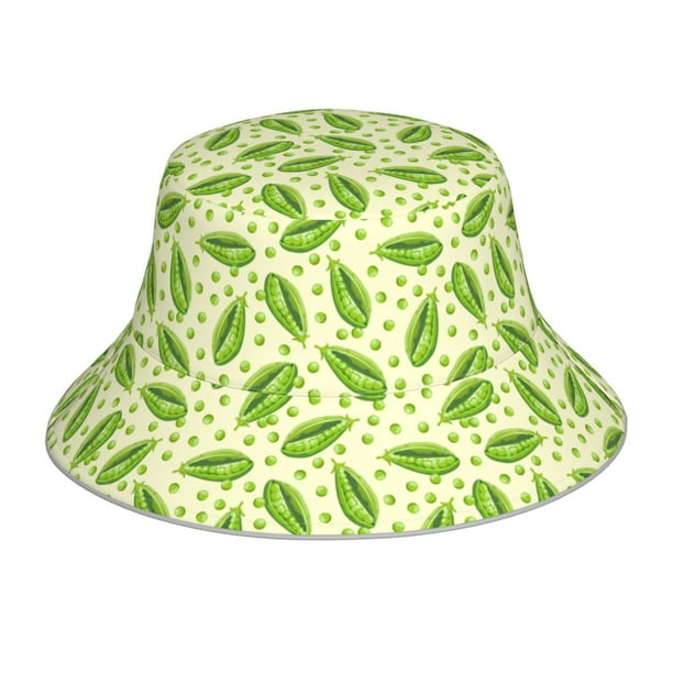 Balery Green Peas Sombreros para el sol para hombre y mujer, sombrero de pescador con UPF 50+