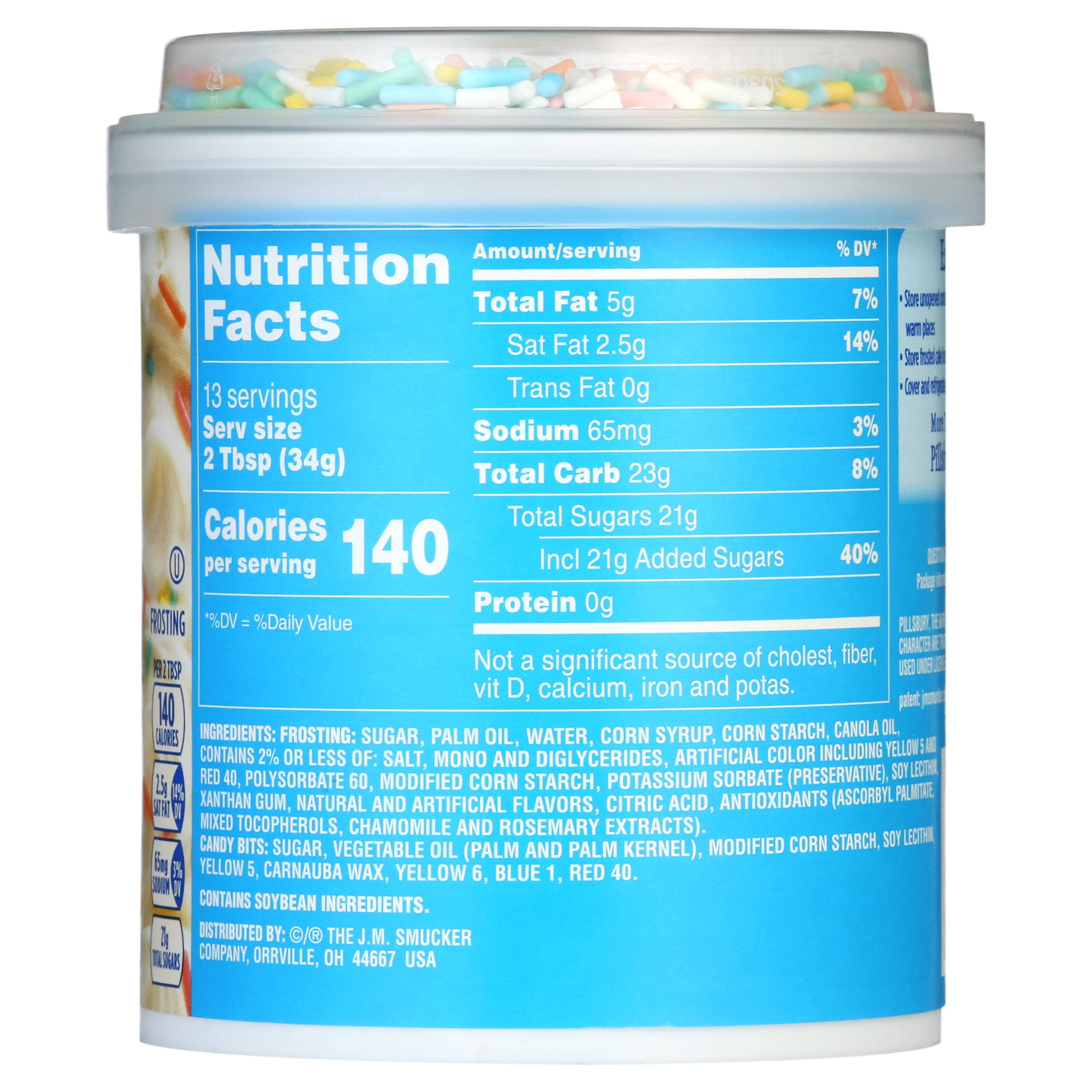 Pillsbury Funfetti Vanilla Frosting