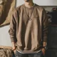 thumbnail image 3 of Sudadera estética para hombre, ropa masculina, sudadera bordada sin capucha, estilo vintage Y2k, novedad y ropa de calle, overfit de algodón, 3 of 5