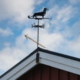 thumbnail image 4 of YardVibe 3D Dachshund Dog Metal Weather Vane, Stainless Steel Black Animal Weathervane Wind Direction Indicator Roof Garden Decorations for Outdoor Farm Yard Garden Gazebo, 4 of 6