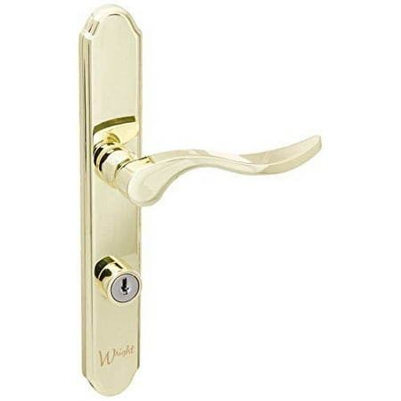 Wright Products VMT115PB, BRASS Serenade Style Mortise Set