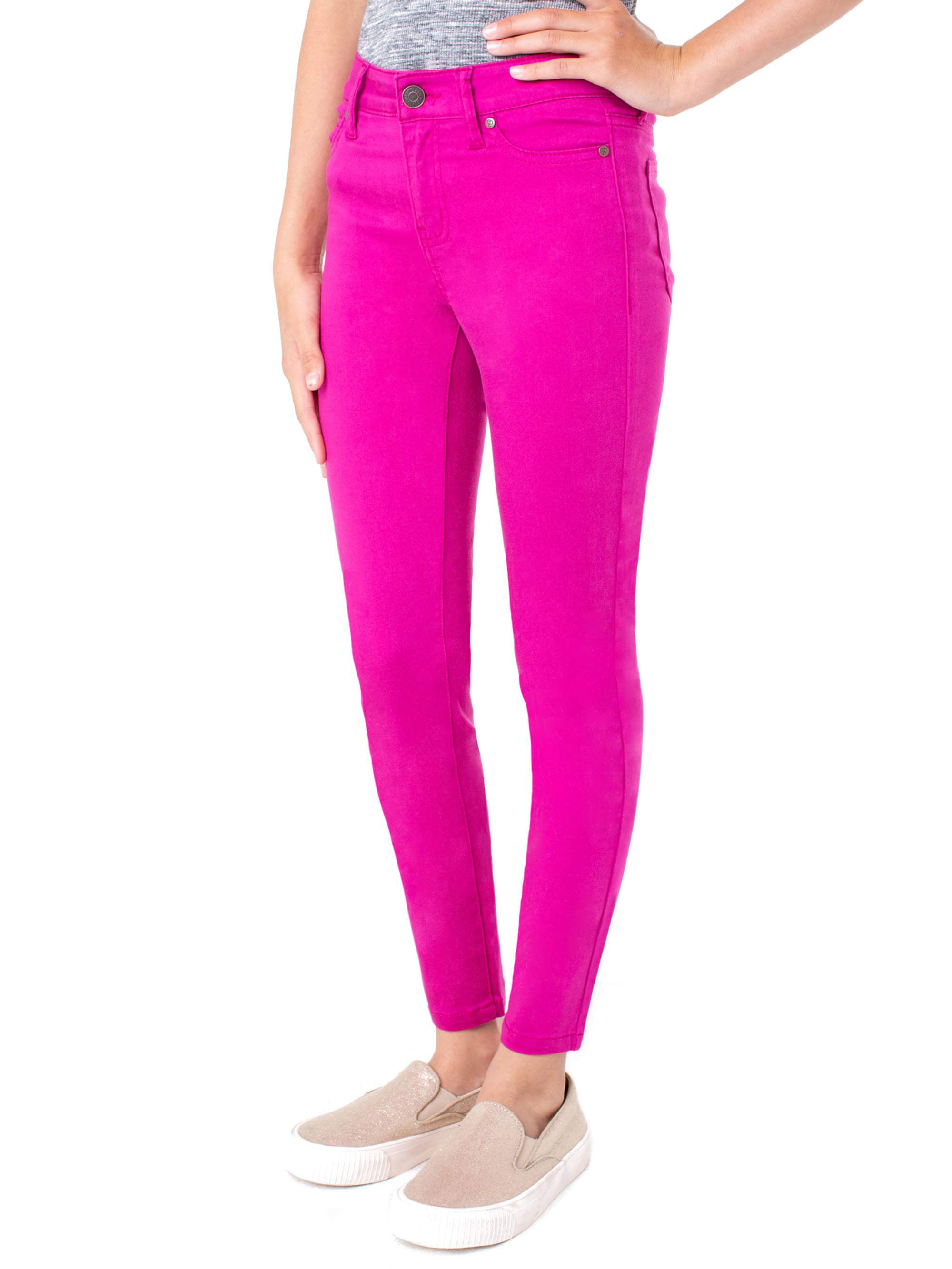Celebrity Pink Little Girls Super Soft Colored Denim Jeans Gum Pink 4 