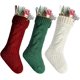 thumbnail image 2 of Medias navideñas YONGSHENG burdeos marfil verde paquete de 6, 2 of 3