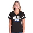 thumbnail image 1 of Womens Israel Football V-Neck T-Shirt, 1 of 5