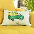 thumbnail image 4 of Set of 4 20" Pumpkin Truck Lumbar Pillow Cover in Multicolor, 4 of 4