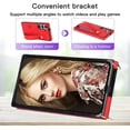 thumbnail image 3 of Case for Samsung Galaxy S23 with Card Slot Holder, Removable Adjustable Shoulder Strap Lanyard Crossbody Neck Purse Phone Case for Samsung Galaxy S23 KB Red, 3 of 15