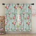 thumbnail image 5 of Blackout Kids Curtains,Pioneer Flower Floral Print Pattern Childrens Insulated Curtains Set Of 2,Bedroom Essentials,Toddler Room Decor 52"x63", 5 of 5