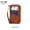 Brown, variant on RFID multifunctional travel double-zipper passport bag, ticket storage document bag, crossbody long wallet for women