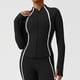 thumbnail image 5 of Ailaofu Running Jacket for Women Workout Jackets Zip Up Slim Fit Athletic Yoga Cropped Tops, 5 of 6