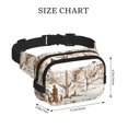 thumbnail image 4 of Balery Western Desert Cowboys Mochila Cinturón para Mujeres y Hombres, Bolsa de Cintura Impermeable de Doble Capa con Correa, 4 of 9