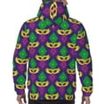 thumbnail image 6 of Bingfone Mardi Gras Carnival3 Men'S Drawstring Hoodie Long Sleeve Pocket Sweatshirts-Medium, 6 of 9
