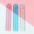 thumbnail image 3 of Necvior Clear Folding Ruler Measuring length 0-30cm Centimeters Scale Math Drawing Ruler, 3 of 13