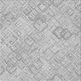 thumbnail image 1 of Ahgly Company Machine Washable Indoor Square Transitional Gunmetal Gray Area Rugs, 8' Square, 1 of 7