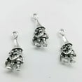 thumbnail image 2 of U8MO 10/30pcs old man antique silver charms pendants jewelry DIY finding 23*10mm-30pcs, 2 of 9