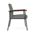 thumbnail image 2 of Mystic Reception Waiting Room Guest Chair / Charcoal Steel / Light Gray, 2 of 5